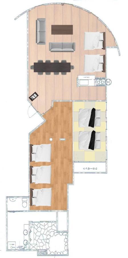 Apartament David No Yakata Yufu Zewnętrze zdjęcie
